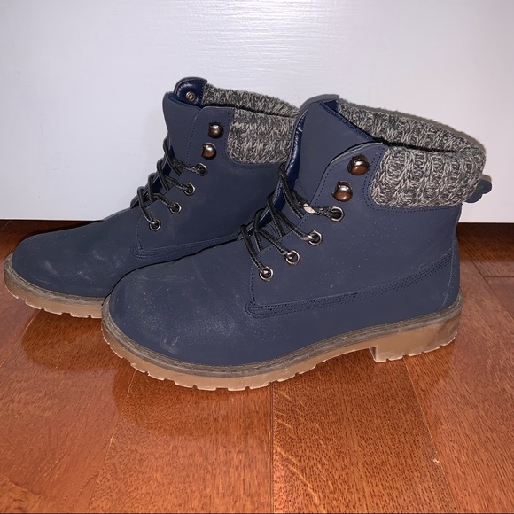 ARDENE | Navy blue | Ankle Booties | Spring/Fall | 6/36 - Picture 1 of 8